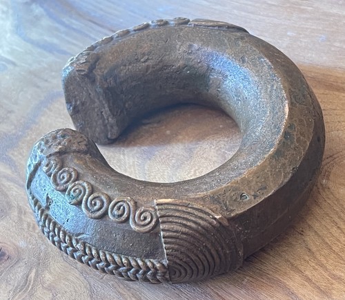 Bracelet esclave bronze ancien - bracelet,