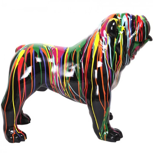 Statue résine chien - résine,