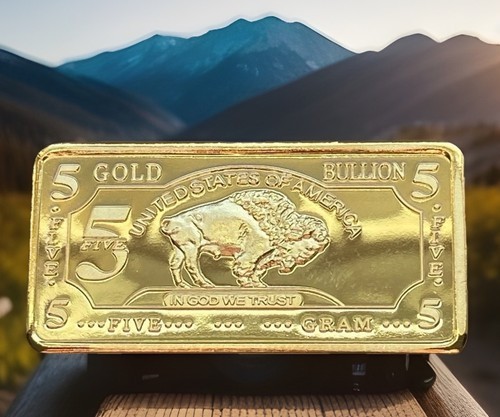 Bar 100 mills - 1, gold