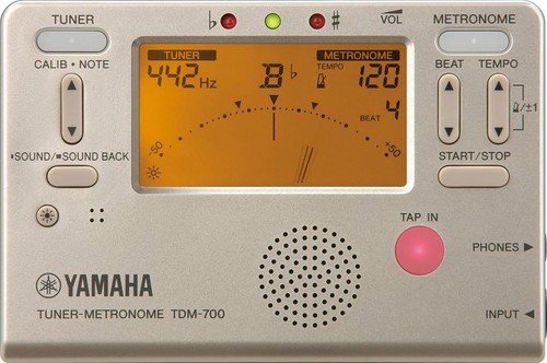 Yamaha tuner metronome gold - yamaha,