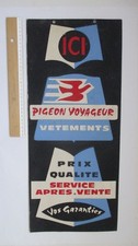 carton publicitaire vintage