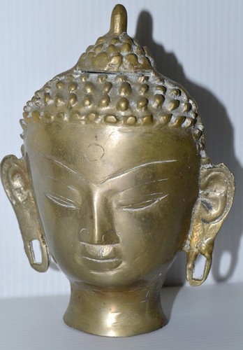 Jolie tete bouddha laiton - -jolie,