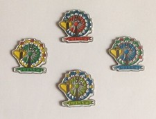 4 Pin's SET BRADERIE LILLE 1992 SIDEWALK SALE GRANDE ROUE FERRIS WHEEL BEFFROI