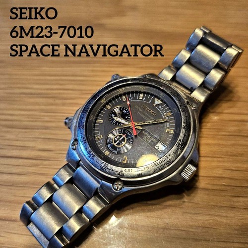 Seiko 6m23 7010 space - seiko,