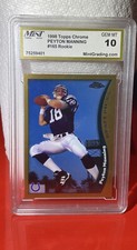 1998 Topps Chrome  #165 Peyton Manning Rookie Mint 10 Perfect Condition