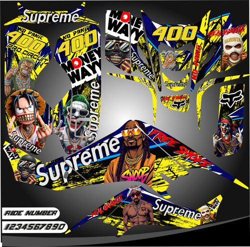 Ltz 400 suzuki - wrap, graphics