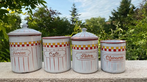 Ancienne serie pots tole - de,