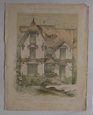 GRAVURE DESSIN ARCHITECTE