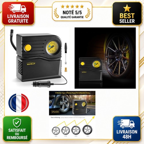 Compresseur air portatif 12v - portatif,