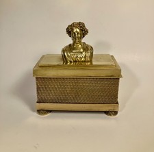 Original encrier en bronze