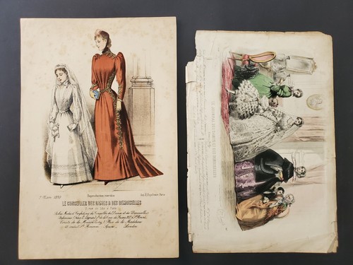 Lot gravures mode - lot, de
