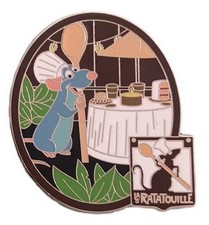 2021 Disney Remy La Ratatouille Distinctively Dining Pin Rare