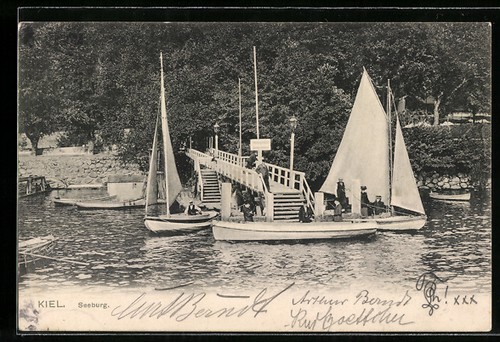 Kiel seeburg carte postale - kiel,, seeburg,