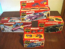 Kenner MASK Toy in box Lot of 4-Jackhammer, Manta, Bullet, Afterburner..M.A.S.K.