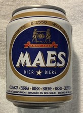 Maes Bier Beer Can Belgium 8.5 Oz 1996