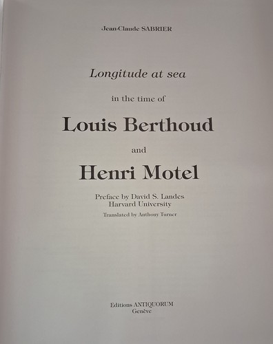 Longitude mer l - la, l'heure