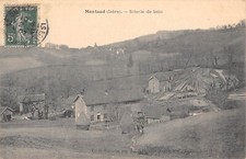 Old postcard 38 MONTAUD / WOOD SAWMILL