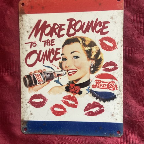 Plaque métal pepsi cola - plaque,