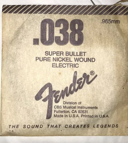 Fender 038 electric guitar - .038,