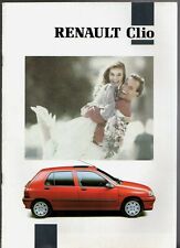 Renault Clio 1991-92 UK Market Sales Brochure Baccara RT RN RL 1.2 1.4 1.8 1.9D