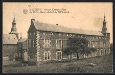 Old postcard Herve, old castle fort 1923 