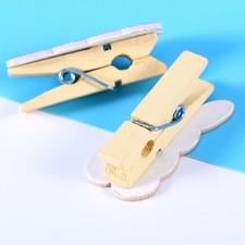  10 Pcs Wooden Figurine Pince Pour Photo Porte-clip Mémo Porte-photo