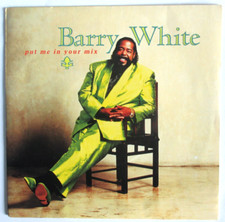 BARRY WHITE - SP (7") "PUT ME IN YOUR MIX" (PROMO STICKER)
