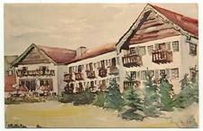 Little Switzerland NC The Chalet Motor Lodge Postcard North Carolina