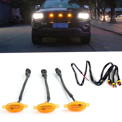 Led grille pare chocs - led,