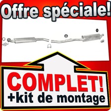 Échappement pour BMW 5 (E34) 524td 525td 525tds sans CAT 09.1992-96 Silencieux