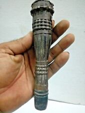 Ancien Rare Fait à la Main Unique Fer Et Sable Tribal Chilam Tabac Pipe