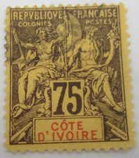 TIMBRE COTE D ' IVOIRE N° 12