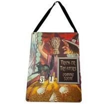 Witch Trick or Treating Halloween Countdown Plaque Designs by Kathy Number Dials