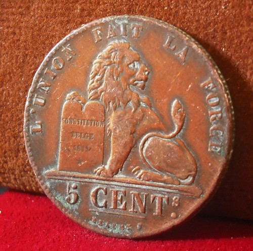 Monnaie coin pièce belgique - coin, 5