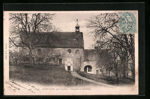 Cpa aubevoye chapelle de - cpa, aubevoye,