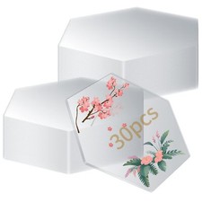 30 Feuilles Acrylique Transparente en Plexiglas Plaque Transparent Acrylique ...