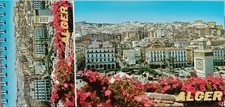 Old postcard - notebook 10 postcards - ALGIERS 1960s-1970s colors SNED