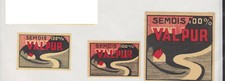 Antique Label Matches Belgium BN102514 Tobacco Semois Valpur 