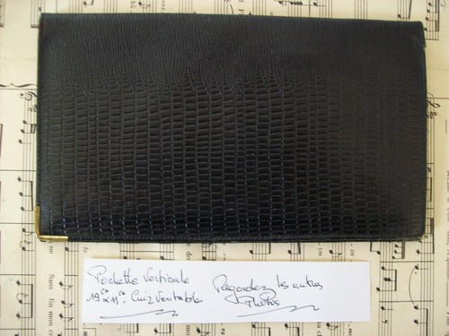 Porte feuille pochette cuir - porte,