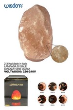 X Lampe De Sel Himalaya 2-3Kg Made In Italy Ionisateur D'Air 220-240V Wis