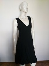 SARAH PACINI black sleeveless wool baloon dress size 1