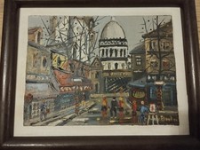 Magnifique Tableau Huile Sur