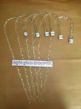 6 VINTAGE MURANO GLASS BRANCHES FOR CHANDELIER-ARM GLASS FOR CHANDELIER-NO. 298