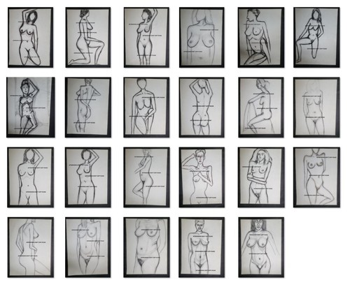 Erotic drawings c1970 1980 - drawings, c1970-1980