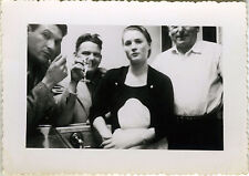 OLD PHOTO - VINTAGE SNAPSHOT - BISTRO BAR CAFE COUNTER FUNNY ALCOHOL - AD