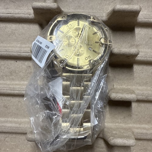 Diesel dz4608 gold chronograph - diesel,