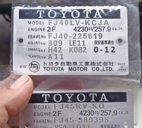 Toyota land cruiser fj55 fj45 - fj55,