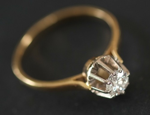 Belle bague jaune - bague, carats