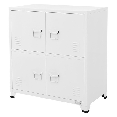 Armoire métal blanc - 80,5, x
