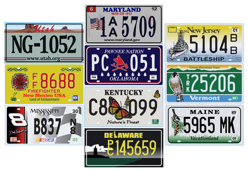 Lot plaques - lot, 10